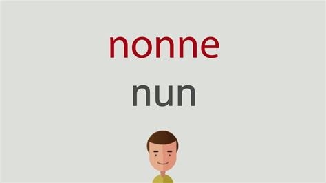 nonne auf englisch